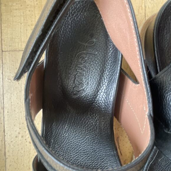 Homers Artisan Sandals Black Suede Womens Size U.S 7.5 - Size‎ 37 1/2 - Picture 4 of 10